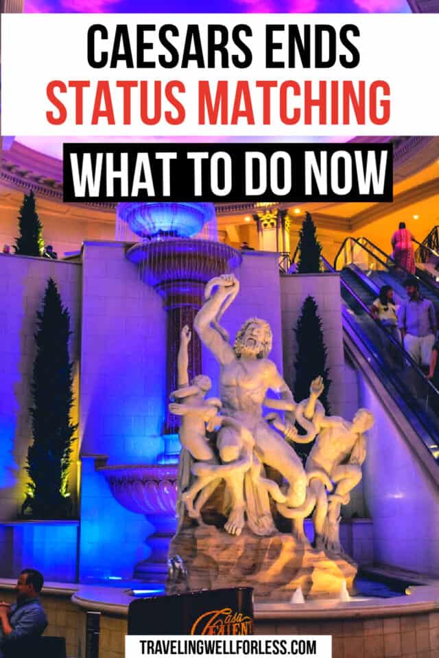 Caesars Ends Unearned Status Matching With Wyndham Diamond What to Do Now